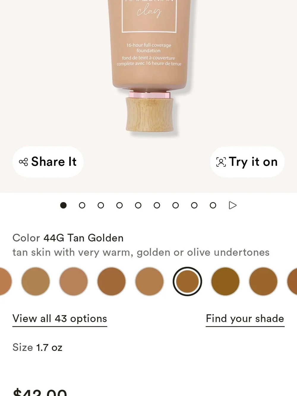 Tarte Amazonian Clay Foundation Trio